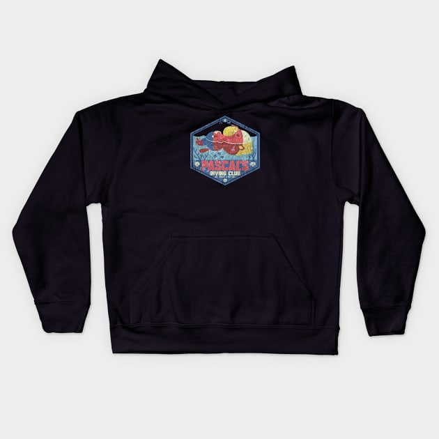 pascal's diving club Kids Hoodie by Amandeeep